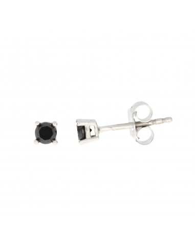 .25ct Black Diamond Stud Earrings Sterling Silver 2 - 3 jours ouvrés.