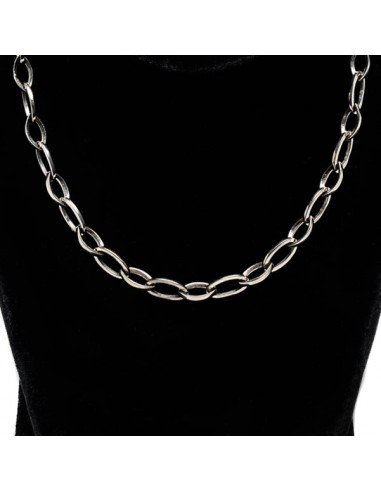 grms Sterling Silver VINTAGE STYLE link Chain Necklace Fashion Jewelry Economisez 