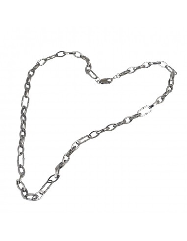 925 Sterling Silver Chain Necklace Handmade Jewelry pas cher 