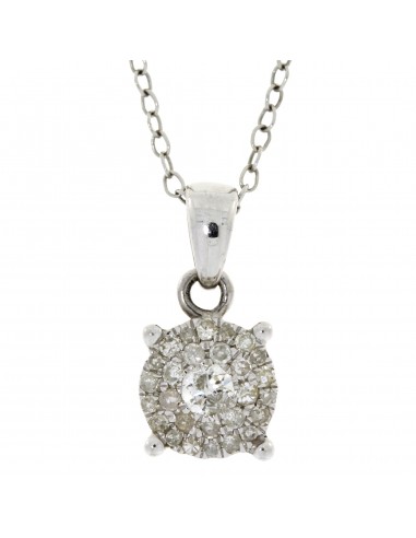 Genuine .25ct Diamond Pendant 10KT White Gold meilleur choix