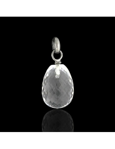 Quartz Crystal 925 Sterling Silver Pendant Jewelry Faites des économies