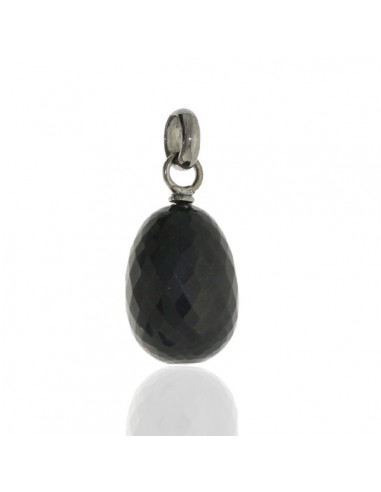 Black Onyx 925 Sterling Silver Handmade Pendant Women Jewelry Amélioration de cerveau avec