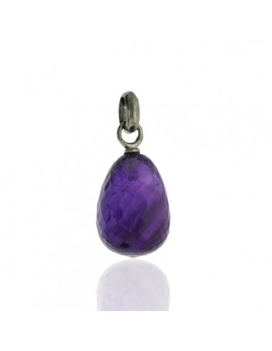 Amethyst Pendant 925 Sterling Silver Jewelry de France