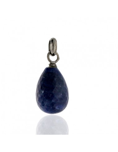 Sapphire Pendant 925 Sterling Silver Handmade Jewelry meilleur choix