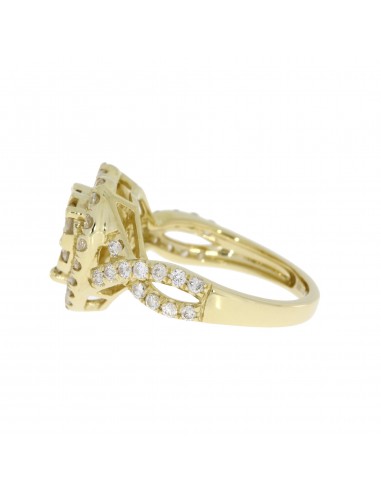 Genuine 1.15ct Diamond Ring 14KT Yellow Gold Comparez plus de prix