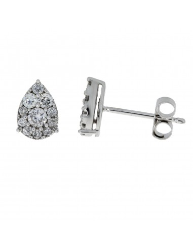 Natural .38ct Diamond Stud Earrings 10KT White Gold Comparez et commandez 