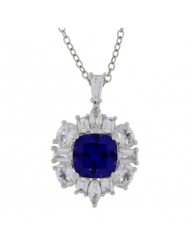 Created Sapphire Fashion Pendants Sterling Silver Les magasins à Paris