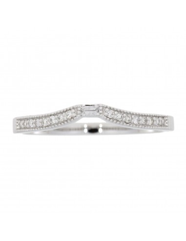 .12ct Diamond stackable band set 14KT White Gold ouvre sa boutique