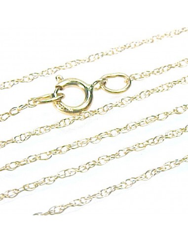 Womens chains 14KT Yellow Gold une grave pollution 